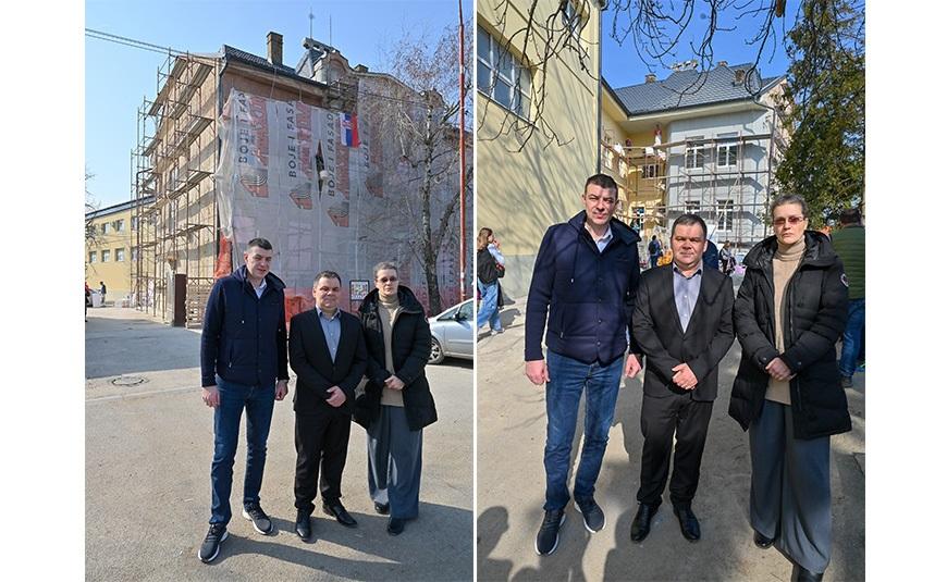 Улагања у образовање у Руми се настављају Уређује се фасада „Лолине“ школе